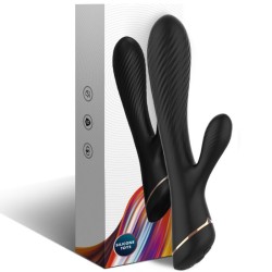 ARMONY - VIBRADOR RABBIT SILICONA NEGRO