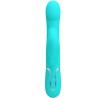 PRETTY LOVE - VIBRADOR RABBIT PERLAS VERDE AGUA