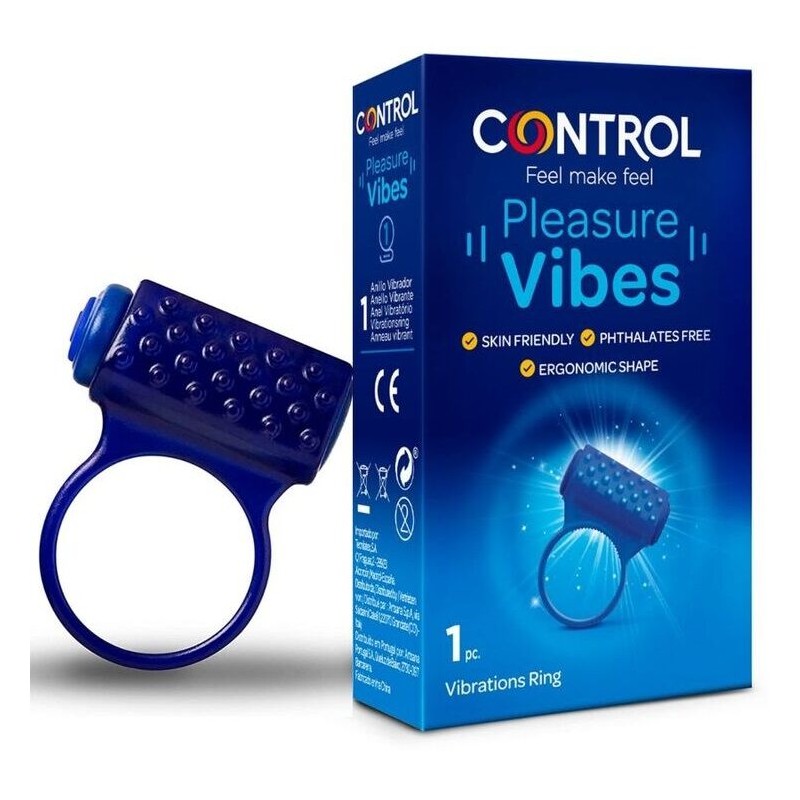 CONTROL - PLEASURE VIBES ANILLO VIBRADOR