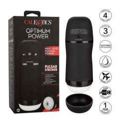 CALEXOTICS - OPTIMUM POWER MASTURBADOR CON VIBRACIÓN Y SUCCIONADOR