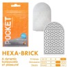 TENGA - HEXA BRICK MASTURBADOR POCKET