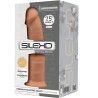 SILEXD - MODELO 2 PENE REALISTICO SILICONA PREMIUM SILEXPAN CARAMELO 19 CM