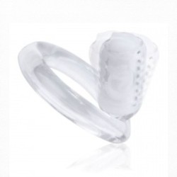 SCREAMING O - ANILLO VIBRADOR GO Q VIBE TRANSPARENTE