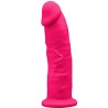 SILEXD - MODELO 2 PENE REALISTICO SILICONA PREMIUM SILEXPAN FUCSIA 19 CM