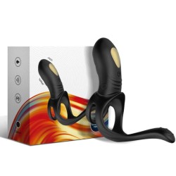 ARMONY - JOY JUMPER ANILLO VIBRADOR PAREJAS  PLUG ANAL NEGRO