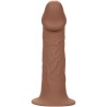 CALEXOTICS - PERFORMANCE MAXX LIFE-LIKE EXTENSION WITH HARNESS BROWN SKIN