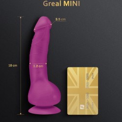 G-VIBE - GREAL MINI DILDO VIBRADOR SILICIONA FUCSIA