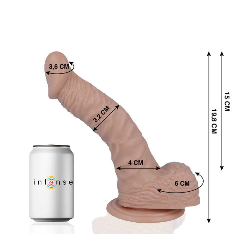 MR INTENSE - 18 PENE REALISTICO 19.8 CM -O- 3.2 CM