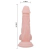 BAILE - SUPER DILDO REALISTICO NATURAL 16.5 CM