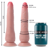 ROCKARMY - DUAL DENSITY CRUSADER DILDO REALISTA 21.5 CM -O- 4.46 CM