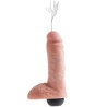 KING COCK - PENE REALISTICO EYACULADOR NATURAL 20.32 CM