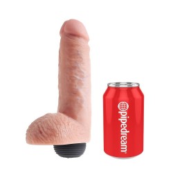 KING COCK - PENE REALISTICO EYACULADOR NATURAL 20.32 CM