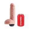 KING COCK - PENE REALISTICO EYACULADOR NATURAL 20.32 CM