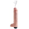 KING COCK - PENE REALISTICO EYACULADOR NATURAL 25.40 CM