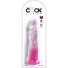 KING COCK - CLEAR PENE REALISTICO 19.7 CM ROSA