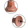 KING COCK - ELITE REALISTIC DILDO VIBRATING  SILICONE 15.2 CM CARAMEL