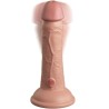 KING COCK - ELITE REALISTIC DILDO VIBRATING  SILICONE 15.2 CM