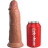 KING COCK - ELITE DILDO REALISTICO VIBRADOR  SILICONA 20.3 CM CARAMELO