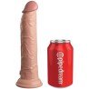 KING COCK - ELITE DILDO REALISTICO VIBRADOR  SILICONA CONTROL REMOTO 23 CM