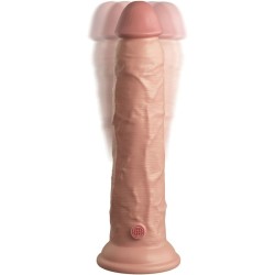 KING COCK - ELITE REALISTIC DILDO VIBRATOR  SILICONE REMOTE CONTROL 23 CM