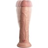 KING COCK - ELITE REALISTIC DILDO VIBRATOR  SILICONE REMOTE CONTROL 23 CM