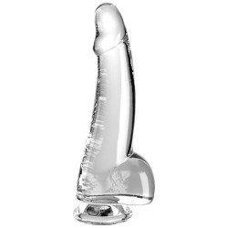 KING COCK - CLEAR DILDO...