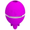 PRETTY LOVE - GEMINI BALL PURPLE ROUND SILICONE VIBRATOR