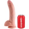 KING COCK - 9 PENE REALISTICO NATURAL 22.9 CM