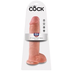 KING COCK - 11 PENE REALISTICO NATURAL 28 CM