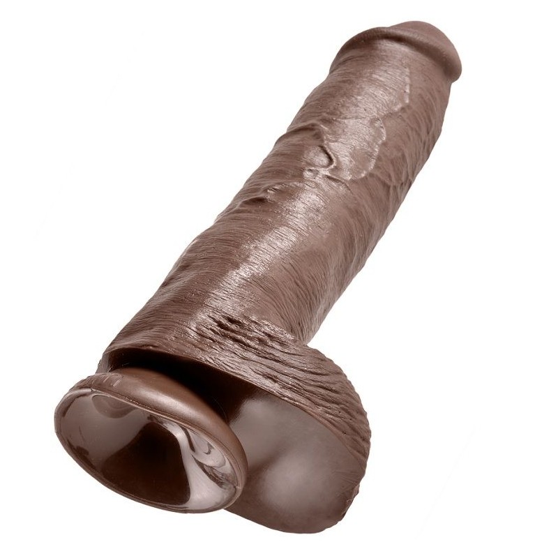 KING COCK - 11 PENE REALISTICO MARRON 28 CM