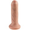 KING COCK - REALISTIC DILDO UNCUT FLESH 15 CM