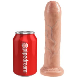 KING COCK - DILDO REALISTICO UNCUT NATURAL 21 CM