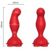 ARMONY - ROSA VIBRADOR  PLUG ANAL CONTROL REMOTO ROJO