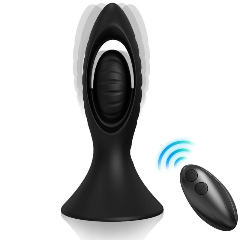 ARMONY - VIBRADOR  PLUG ANAL SILICONA NEGRO