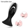 ARMONY - VIBRADOR  PLUG ANAL SILICONA NEGRO