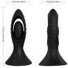 ARMONY - VIBRADOR  PLUG ANAL SILICONA NEGRO