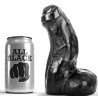 ALL BLACK - REALISTIC DONG BLACK 17 CM
