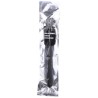 ALL BLACK - BEADED DUCHA ANAL SILICONA 27 CM