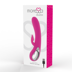MORESSA - DUSTIN SUCCIONADOR CLITORIAL Y POTENTE VIBRACIÓN PREMIUM SILICONE RECARGABLE