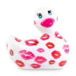 BIG TEASE TOYS - I RUB MY DUCKIE 2.0  PATO VIBRADOR ROMANCE (WHITE  PINK)