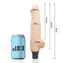 LOVECLONE - HARALD VIBRADOR REALISTICO SELF LUBRICATION 24 CM -O- 4 CM