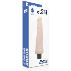 LOVECLONE - RAGNAR SELF LUBRICATION VIBRADOR 24.5 CM -O- 3.5 CM