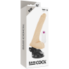 BASECOCK - VIBRADOR REALISTICO CONTROL REMOTO NEGRO 19 CM -O- 4 CM