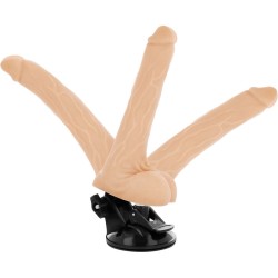 BASECOCK - VIBRADOR ARTICULABLE CONTROL REMOTO NEGRO 18.5 CM -O- 4 CM