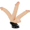 BASECOCK - VIBRADOR REALISTICO ARTICULABLE CONTROL REMOTO NEGRO 20 CM -O- 4.5 CM