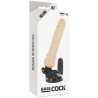 BASECOCK - VIBRADOR REALISTICO CONTROL REMOTO NEGRO 19.5 CM -O- 4 CM