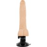 BASECOCK - VIBRADOR REALISTICO CONTROL REMOTO NEGRO CON TESTICULOS 20 CM -O- 4 CM