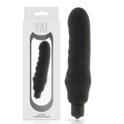 DOLCE VITA - GENIUS VIBRADOR SILICONA NEGRO