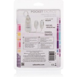 CALEXOTICS - BALAS VIBRADORAS PLATEADAS DUO