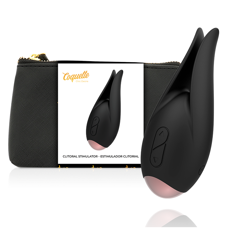 COQUETTE CHIC DESIRE - ESTIMULADOR CLÍTORIS NEGRO / GOLD FLOR